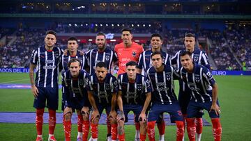 Monterrey team group during the 16th round match between Monterrey and America as part of the Liga BBVA MX, Torneo Clausura 2025 at BBVA Bancomer Stadium, on April 16, 2025 in Monterrey, Nuevo Leon, Mexico.