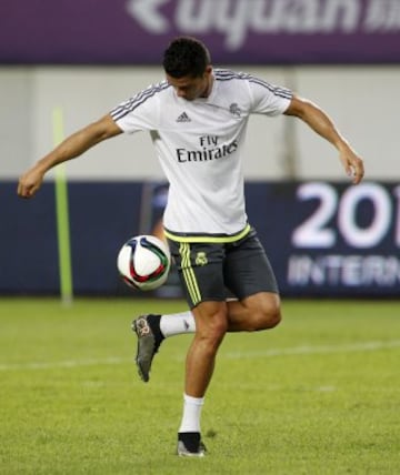 Entrenamiento en Guangzhou. Cristiano Ronaldo.