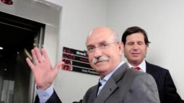 <b>NUEVA ETAPA. </b>Serra Ferrer le trasladó a la plantilla la actual situación del Mallorca.