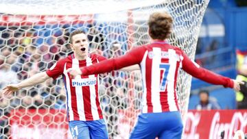 La dupla Gameiro-Griezmann se consolida: la 3ª de la Liga