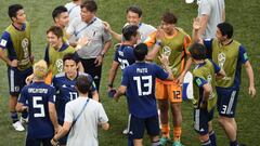 Japón se conforma con la derrota y avanza solo por fair play
