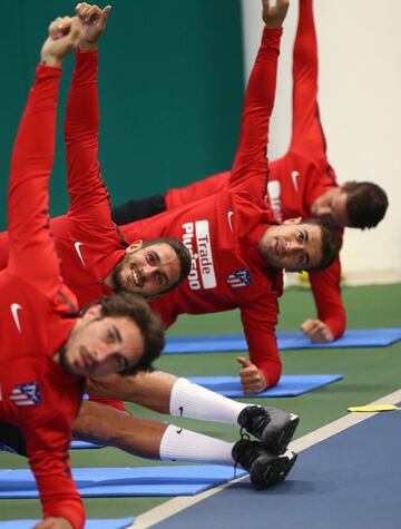 Los colchoneros entrenaron en la Universidad Iberoamericana previo al duelo que sostendrán ante los Diablos en el Estadio Nemesio Diez este martes.