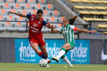 Partido de Liga Femenina entre Atlético Nacional y DIM-Formas Íntimas.