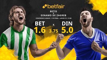 Real Betis Balompié vs. GNK Dinamo Zagreb: horario, TV, estadísticas, cuadro y pronósticos