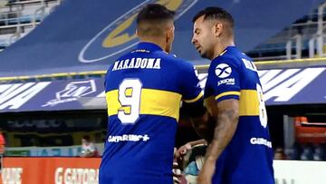 Wanchope le quita el balón cardon para errar penal