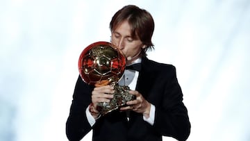 Luka Modric gan&oacute; el Bal&oacute;n de Oro tal d&iacute;a como hoy hace dos a&ntilde;os.