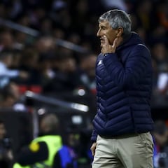 Setién: "Perdimos por dos jugadas definitivas que debéis ver. O lo digo o reviento"