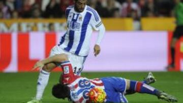 Carlos Vela frente al Sporting de Gijón