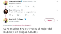 Chilavert, a Maradona: "Fui el mejor del mundo y sin drogas"