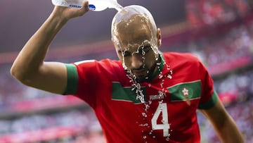 Amrabat, con Marruecos.