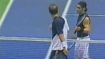 Pete Sampras y Marcelo Ríos.