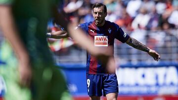 Eibar, Guipuzcoa ,Spain, 05/05/2019 . Sergi Enrich during the LA LIGA SOCCER MATCH between S.D EIBAR VS REAL BETIS BALOMPIE at Ipurua stadium.