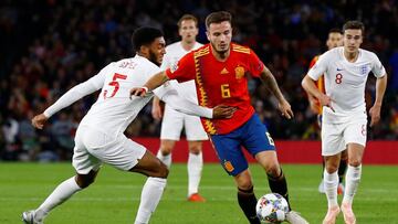 España cayó ante Inglaterra en la Liga de Naciones.