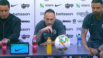 David Ospina habla del penal pitado a favor de Millonarios en el partido ante Nacional en el Atanasio.