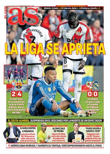 Las portadas de AS de noviembre