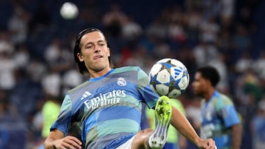 Álvaro Carreras, del Real Madrid.