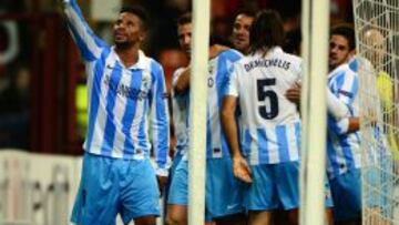 Los jugadores del Málaga todavía tienen que cobrar la prima de la Champions.