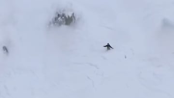 Leonardo Schweizer atrapado por una avalancha en Serre Chevalier, prueba del FWT Qualifier