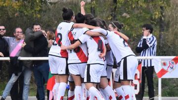 Jugadoras del Rayo Vallecano. 