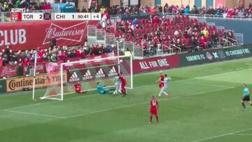 La jugada del Chicago Fire que increíblemente no acabó en gol