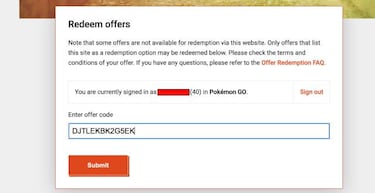 Pokémon GO regala 41 objetos gratis con este código promocional