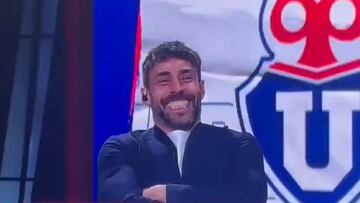 Valdivia estaba en vivo en su programa, Colo Colo hizo el gol y así reaccionó