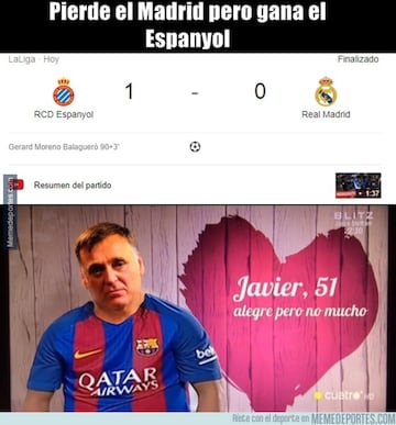 Los memes de la derrota del Real Madrid ante el Espanyol