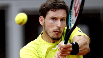 Pablo Carreño, en su partido en Roland Garros.