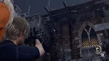 resident evil 4 remake medallones azules puerta castillo