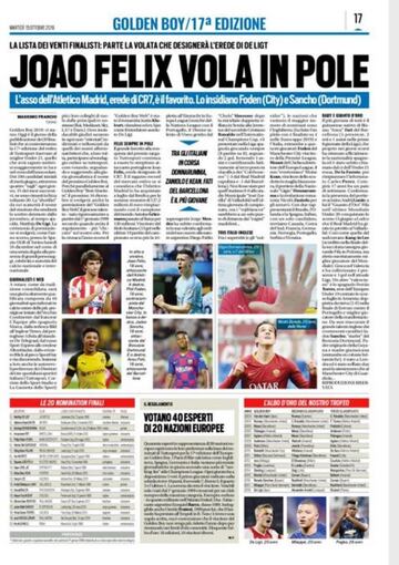 Publicación de Tuttosport.