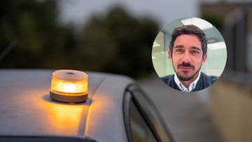 Alejandro González, creador de las balizas V-16 de la DGT: “Los triángulos no iluminan, te pones en riesgo al caminar 50 metros”