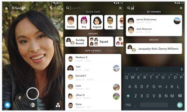 Snapchat facilita tus resultados con las búsquedas universales