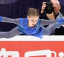 El vuelo de la prometedora patinadora rusa Trusova