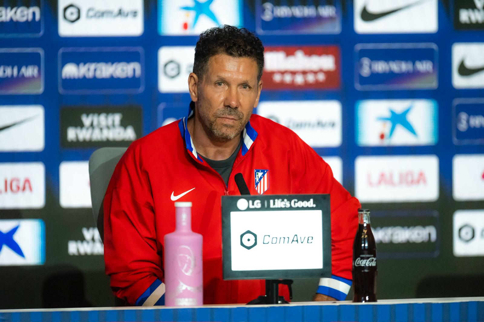 Simeone: “¿El partido en Miami? Hasta que no lo vea no lo creo"