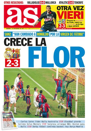 Portada del 2 de noviembre de 1997.