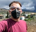 Recomiendan uso de mascarilla y gafas para protegerse de las cenizas en La Palma