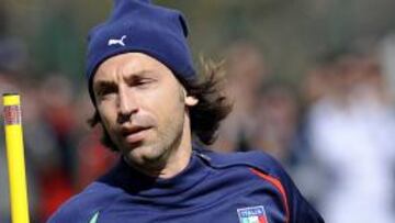 Andrea Pirlo sufre una distensión y es duda para el Mundial