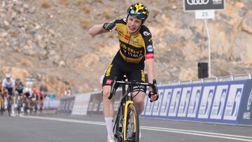 Consulta el resumen y los resultados de la quinta etapa del UAE Tour, con victoria de Jonas Vingegaard por delante de Pogacar, más líder, y Adam Yates.