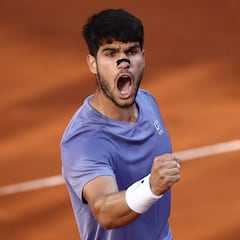 Resumen, resultado y ganador del partido entre Sinner y Alcaraz: partido de tenis, final masculina del Masters 1.000 de Roma, hoy en vivo online.