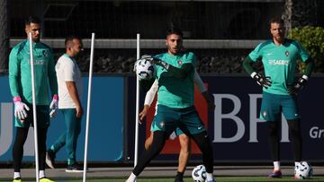El guardameta del Betis Rui Silva, con Portugal durante este parón internacional.