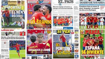 La prensa, ilusionada con la victoria de España