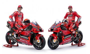 La Desmosedici GP22 de Miller y Bagnaia intentará dar continuidad a la superioridad mostrada en la última parte de la pasada temporada.
