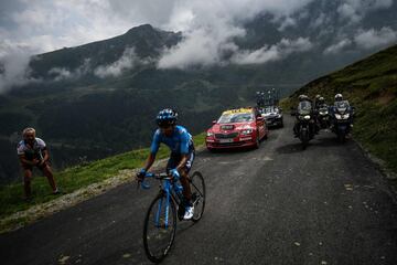 Nairo Quintana protagonizó un ataque de más de 14 kilómetros y logró su primer triunfo en el Tour de Francia de este año.