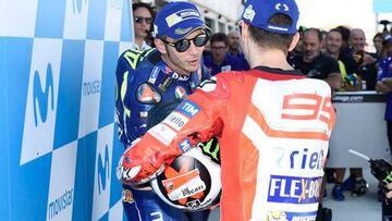 Rossi y Lorenzo.
