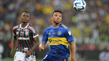 Frank Fabra en la final de la Copa Libertadores ante Fluminense.