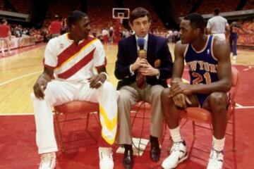 Dominique Wilkins con su hermano pequeño Gerald Wilkins. 