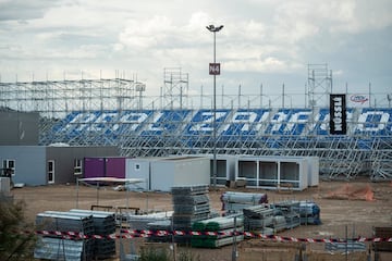 El Real Zaragoza jugará como local las dos próximas temporadas en un campo prefabricado de 20.103 asientos, que permitirá recortar notablemente los plazos de entrega de la Nueva Romareda.