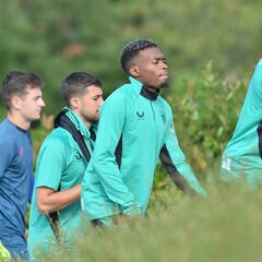 Nico Williams y Djaló pasan el corte ante el Valencia