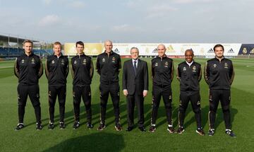El cuerpo técnico que acompañará a Zidane durante la presente campaña. 