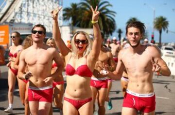 Cupids Undie Run en imgenes